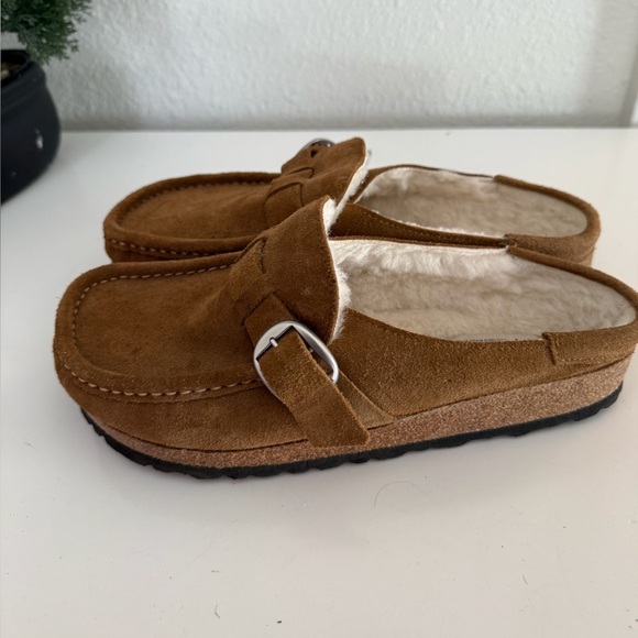 Birkenstock Tan Footwear with Cream Lining - Picture 2 of 7